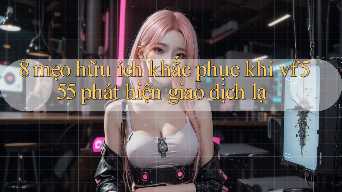 8 mẹo hữu ích khắc phục khi vf555 phát hiện giao dịch lạ