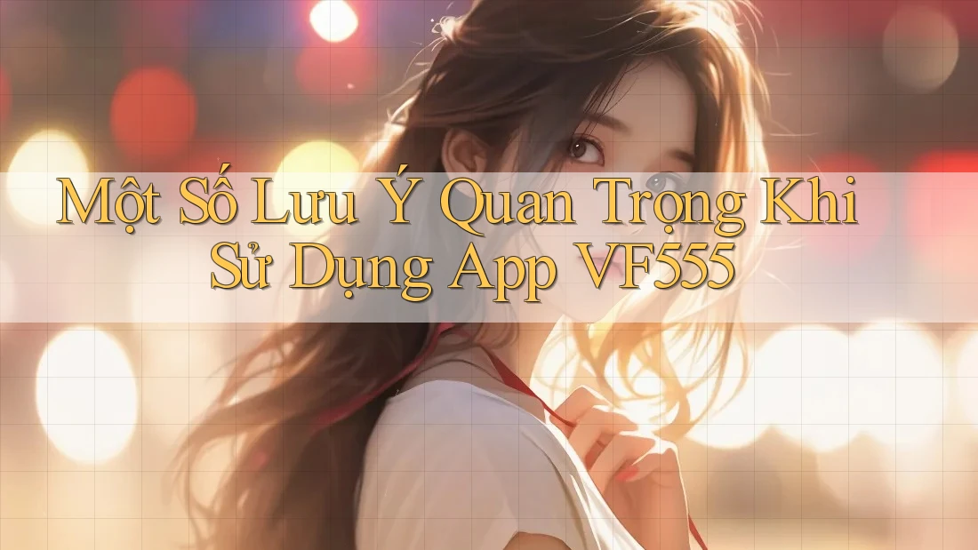 Một Số Lưu Ý Quan Trọng Khi Sử Dụng App VF555 Một Số Lưu Ý Quan Trọng Khi Sử Dụng App VF555