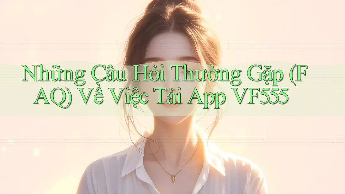 Những Câu Hỏi Thường Gặp (FAQ) Về Việc Tải App VF555 Những Câu Hỏi Thường Gặp (FAQ) Về Việc Tải App VF555