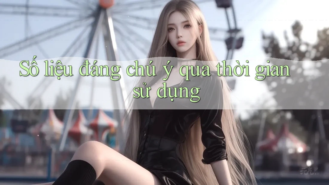 Số liệu đáng chú ý qua thời gian sử dụng