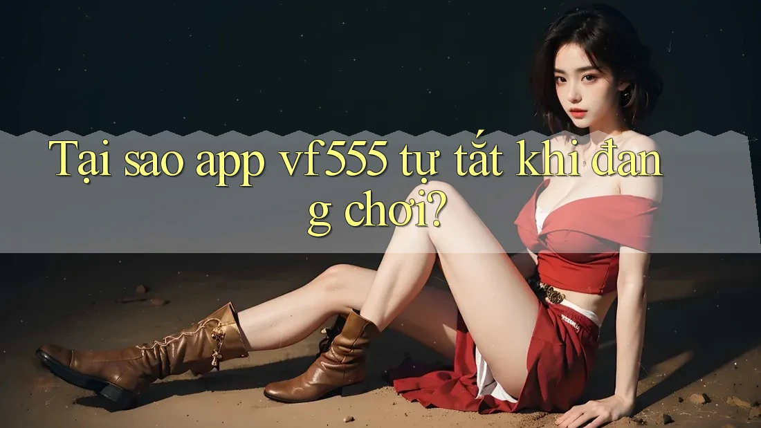 Tại sao app vf555 tự tắt khi đang chơi?