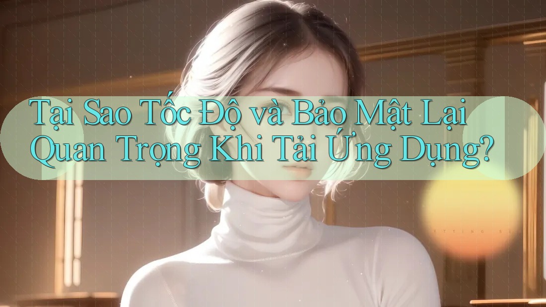 Tại Sao Tốc Độ và Bảo Mật Lại Quan Trọng Khi Tải Ứng Dụng?