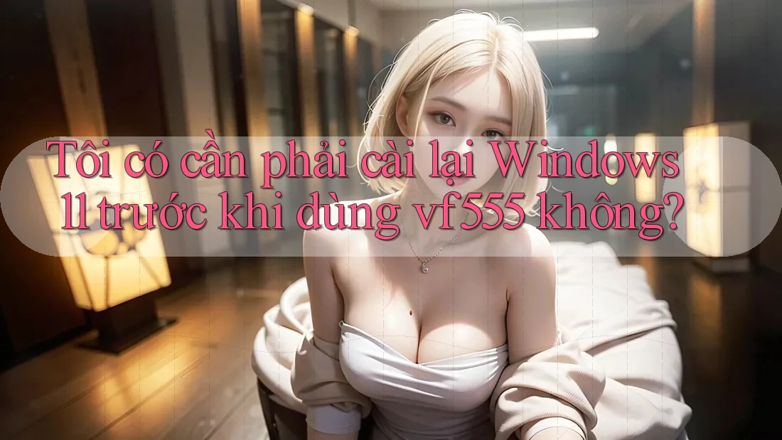 Tôi có cần phải cài lại Windows 11 trước khi dùng vf555 không?