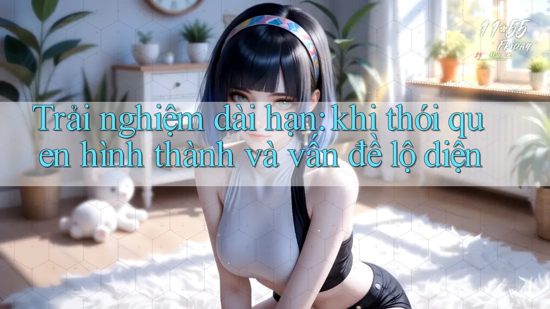 Trải nghiệm dài hạn: khi thói quen hình thành và vấn đề lộ diện Trải nghiệm dài hạn: khi thói quen hình thành và vấn đề lộ diện