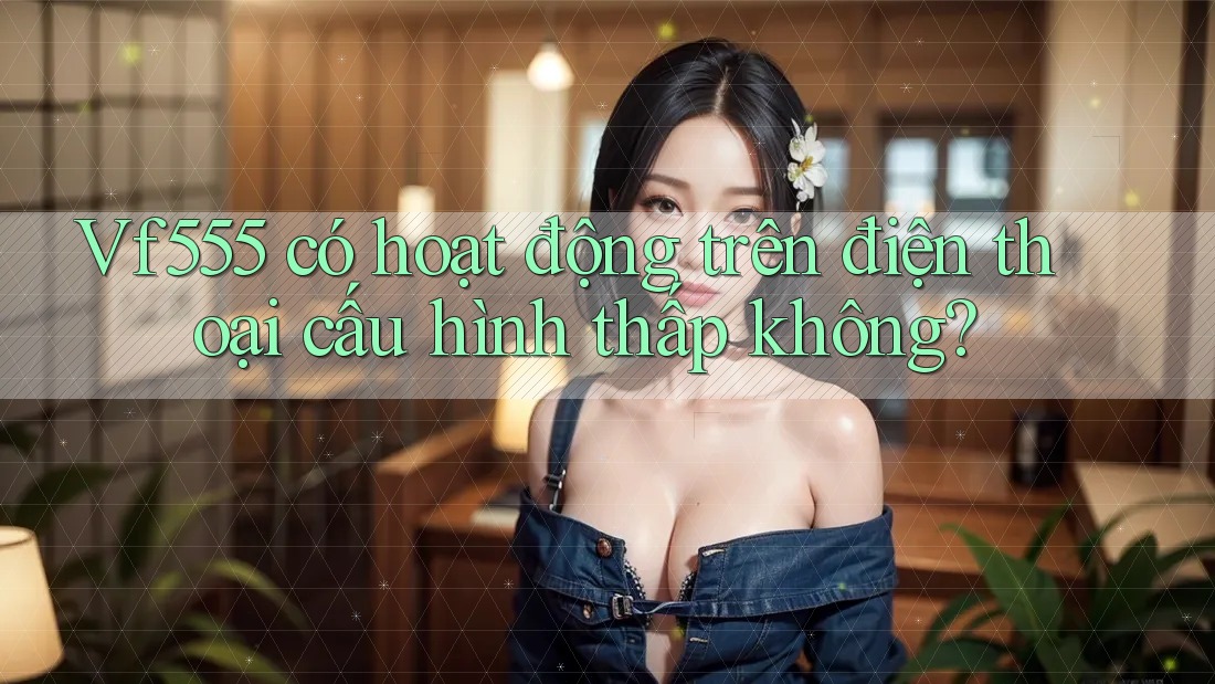 Vf555 có hoạt động trên điện thoại cấu hình thấp không? Vf555 có hoạt động trên điện thoại cấu hình thấp không?
