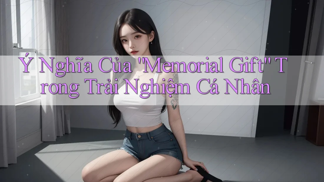 Ý Nghĩa Của “Memorial Gift” Trong Trải Nghiệm Cá Nhân Ý Nghĩa Của “Memorial Gift” Trong Trải Nghiệm Cá Nhân
